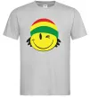 Чоловіча футболка РАСТА СМАЙЛ Сірий фото