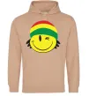 Чоловіча толстовка (худі) РАСТА СМАЙЛ Пісочний фото