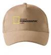 Кепка NATIONAL PORNOGRAPHIC CHANAL Песочный фото