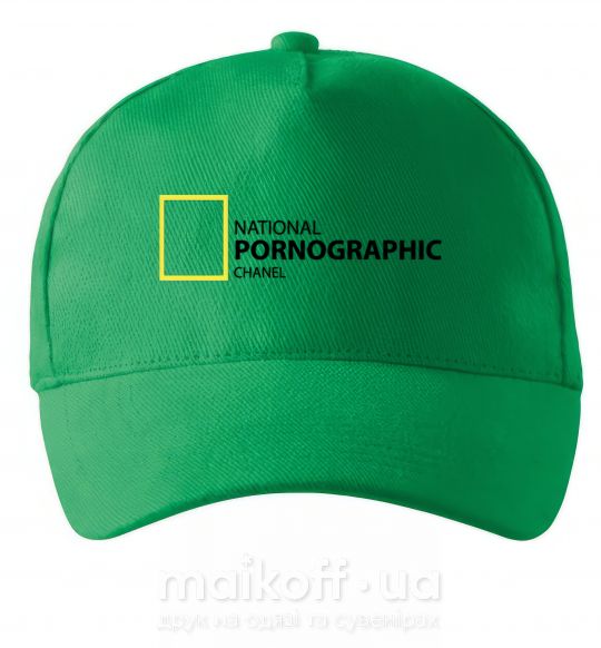 Кепка NATIONAL PORNOGRAPHIC CHANAL Зеленый фото