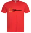 Мужская футболка NATIONAL PORNOGRAPHIC CHANAL Красный Мужская футболка NATIONAL PORNOGRAPHIC CHANAL Красный фото