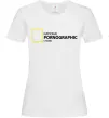 Женская футболка NATIONAL PORNOGRAPHIC CHANAL Белый фото