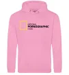 Чоловіча толстовка (худі) NATIONAL PORNOGRAPHIC CHANAL Рожевий фото