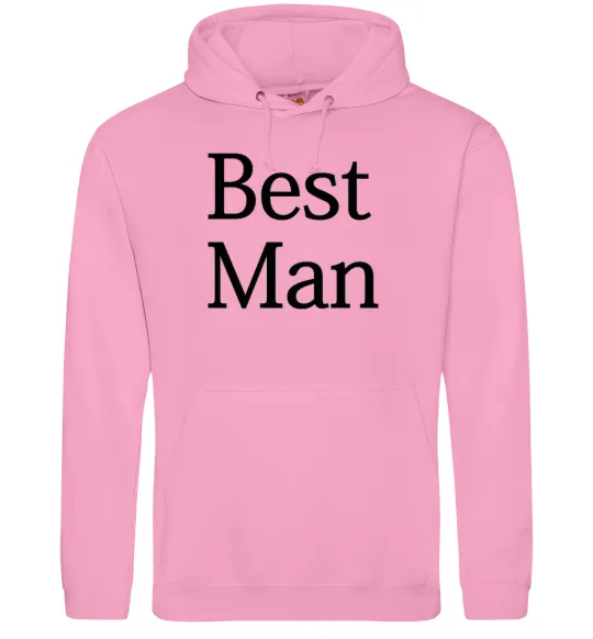 Мужская толстовка (худи) BEST MAN Розовый фото