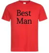 Мужская футболка BEST MAN Красный Мужская футболка BEST MAN Красный фото