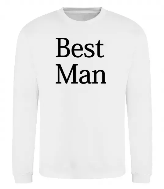 Свитшот BEST MAN Белый фото