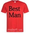 Мужская футболка BEST MAN Красный фото