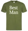 Мужская футболка BEST MAN Оливковый Мужская футболка BEST MAN Оливковый фото