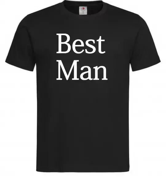 Мужская футболка BEST MAN Черный фото