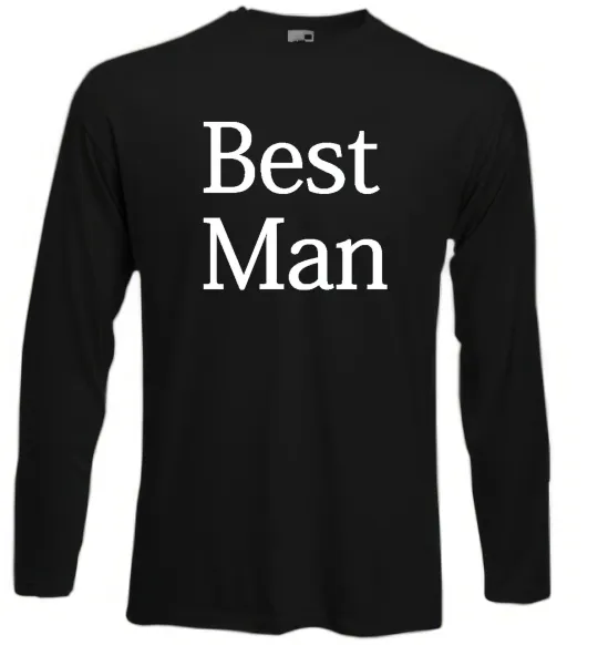 Лонгслів BEST MAN Чорний фото