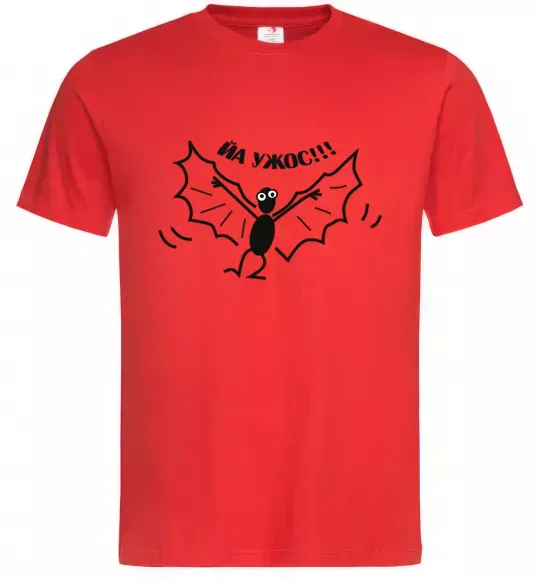Чоловіча футболка ЙА УЖОС Червоний фото