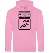 Чоловіча толстовка (худі) Буду - кину Рожевий фото
