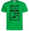 Мужская футболка Буду - кину Зеленый Мужская футболка Буду - кину Зеленый фото