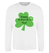Світшот HAPPY ST. PATRIKS DAY Білий фото