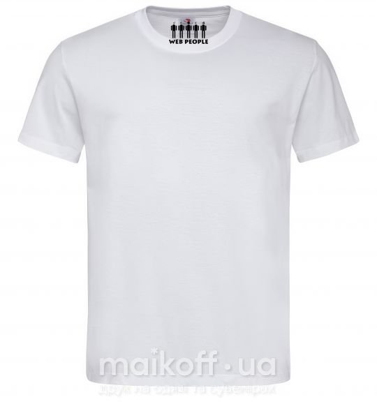 Мужская футболка WEB PEOPLE Белый фото