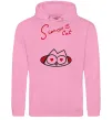 Мужская толстовка (худи) SIMON'S CAT напис Розовый фото