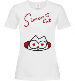 Женская футболка SIMON'S CAT напис