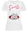 Женская футболка SIMON'S CAT напис Белый фото