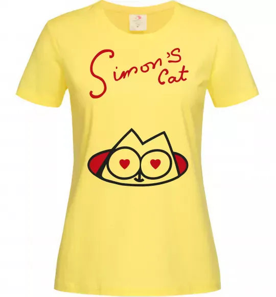 Женская футболка SIMON'S CAT напис Лимонный фото