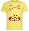 Чоловіча футболка SIMON'S CAT напис Лимонний фото
