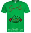 Чоловіча футболка SIMON'S CAT надпись Зелений фото