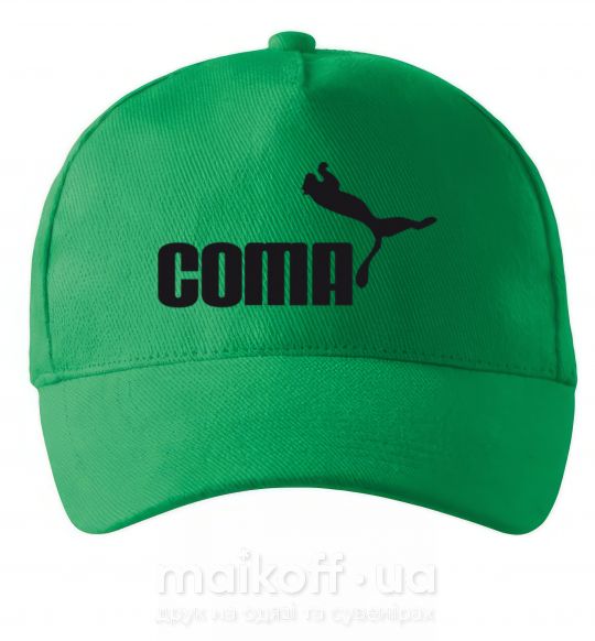 Кепка COMA с пумой Зеленый фото