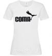 Жіноча футболка COMA с пумой Білий фото