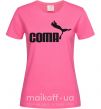 Жіноча футболка COMA с пумой Яскраво-рожевий фото