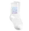 Шкарпетки Говорю мало, готую смачно, голова не болить Білий фото