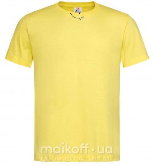 Чоловіча футболка УЛЫБКА Лимонний фото