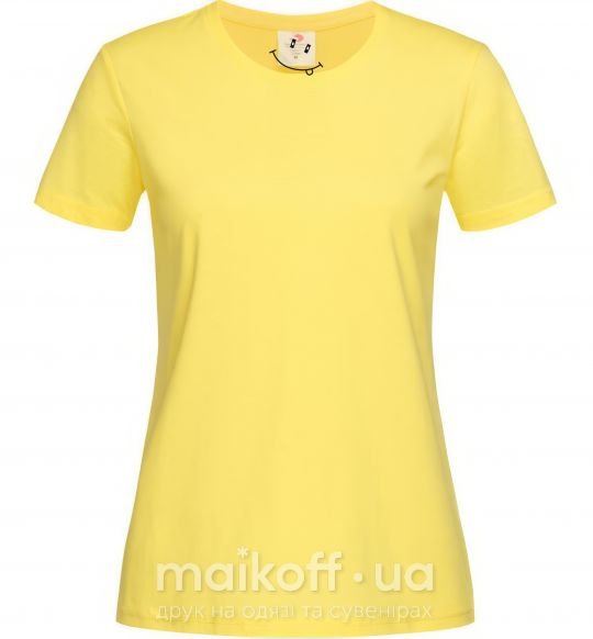 Жіноча футболка УЛЫБКА Лимонний фото