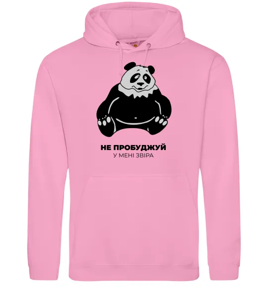 Жіноча толстовка (худі) Не пробуджуй у мені звіра Рожевий фото