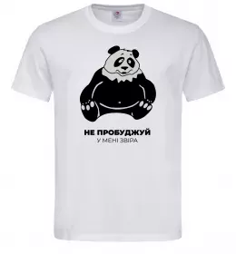 Мужская футболка GANGSTA PANDA Лимонный фото