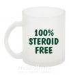 Чашка стеклянная 100% STEROID FREE Фроузен фото