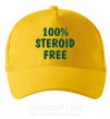 Кепка 100% STEROID FREE Солнечно желтый фото
