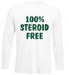 Лонгслів 100% STEROID FREE Білий фото