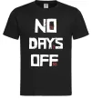 Чоловіча футболка No days off Чорний фото