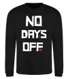 Світшот No days off Чорний Світшот No days off Чорний фото