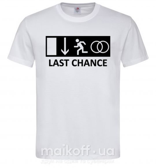Мужская футболка LAST CHANCE Белый фото