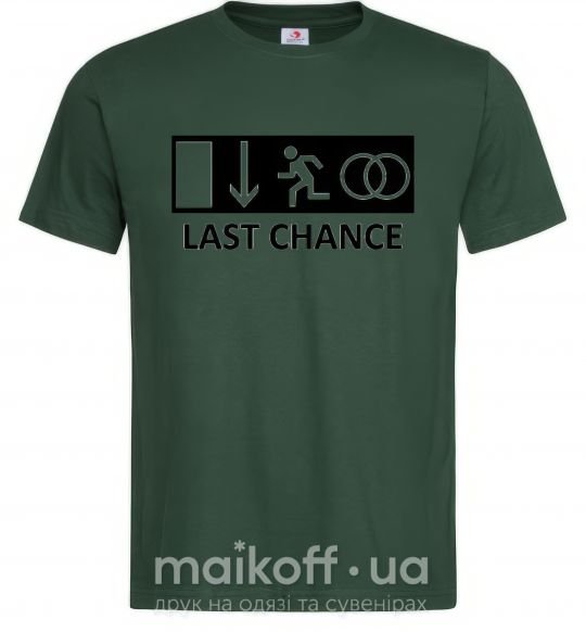 Чоловіча футболка LAST CHANCE Темно-зелений фото