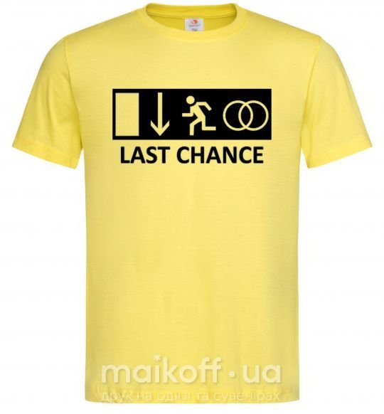 Чоловіча футболка LAST CHANCE Лимонний фото
