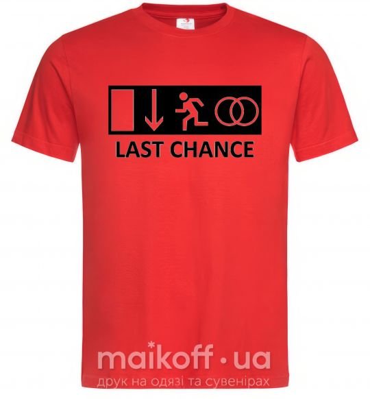 Мужская футболка LAST CHANCE Красный фото