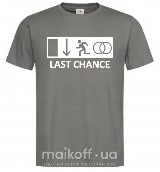 Мужская футболка LAST CHANCE Графит фото