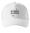 Кепка NO MONEY - NO HONEY Білий фото
