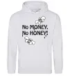 Жіноча толстовка (худі) NO MONEY - NO HONEY Сірий меланж фото