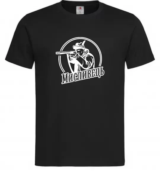 Чоловіча футболка Мисливець Чорний фото