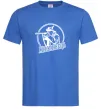 Чоловіча футболка Мисливець Яскраво-синій фото