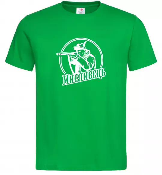 Чоловіча футболка Мисливець Зелений фото
