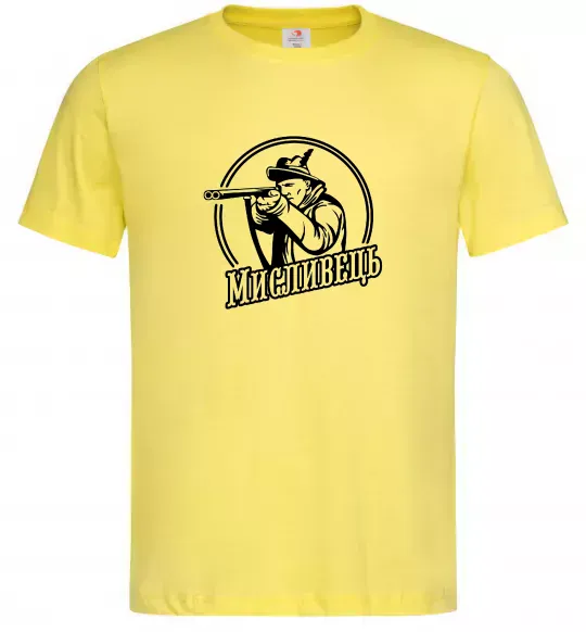 Чоловіча футболка Мисливець Лимонний фото