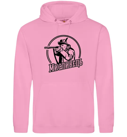 Мужская толстовка (худи) Мисливець Розовый фото